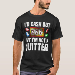 Grappige Casino-ontwerpen voor mannen vrouwen goks T-shirt