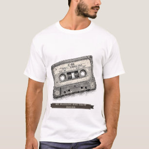 Grappige Cassetteband "Mijn Afspeellijst Heeft Ver T-shirt