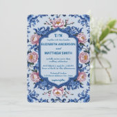 Grappige casual frisse romantische bruiloft kaart (Staand voorkant)