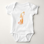 Grappige Cat Baby Bodysuits (Voorkant)