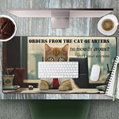 Grappige Cat Business Bureaumat
