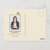 Grappige Cat Home Vastgoedmarketing van kopers Briefkaart (Achterkant)