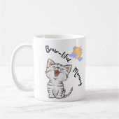 Grappige Cat Morning Brew Cup Koffiemok (Links)