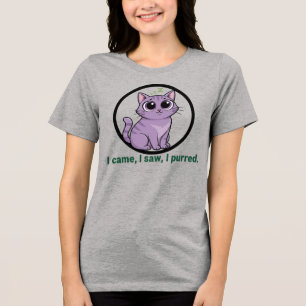 Grappige Cat Pun "Ik zag dat ik Spon" T-shirt