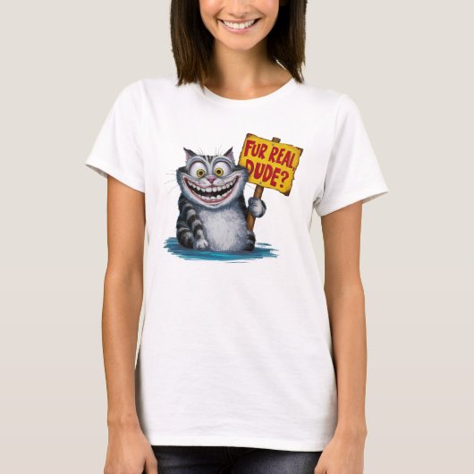 Grappige Cat Pun T-shirt (Voorkant)
