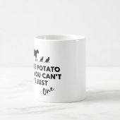 Grappige Cat Quote: Katten zijn als chips Koffiemok (Center)