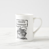 Grappige cat quote pun bone china specialty mokken (Rechts)