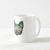 Grappige Cat retro Koffiemok (Voorkant rechts)