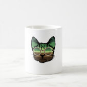 Grappige Cat retro Koffiemok (Center)