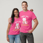 Grappige CAT Tonsil Out Ice Cream in Tonsil Surger T-shirt (Unisex)