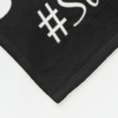 Grappige Cat Warrior onbreekbare sikkelcelanemie A Fleece Deken (Hoek)