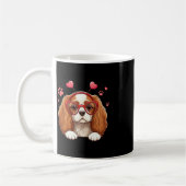 Grappige Cavalier King Charles Spaniel Hart Hoofd- Koffiemok (Links)
