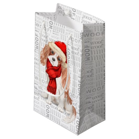 Grappige Cavalier Koning Charles Spaniel Kleine Gi Klein Cadeauzakje (Voorkant Gekanteld)