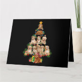 Grappige Cavapoo Hond Kerstboom Cavapoo Liefhebber Kaart (Voorkant)