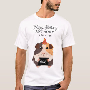 Grappige Cavia Huisdier Kinderen Verjaardag Naam L T-shirt
