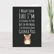 Grappige Cavia Kaarten Huisdierliefhebber Dierenhu