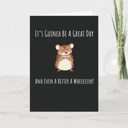 Grappige Cavia Kaarten Piep Biggetjes Huisdieren C (Voorkant)