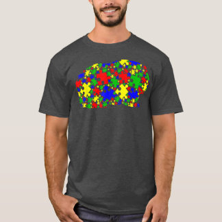 Grappige cavia puzzel Dierenliefhebber Autisme bew T-shirt