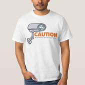 Grappige CCTV-cartoon heren T-shirts (Voorkant)