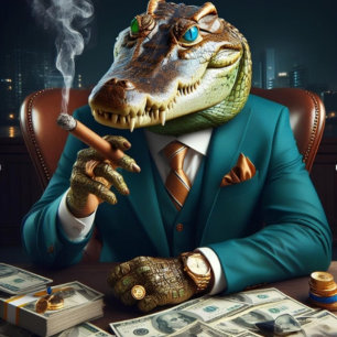 Grappige CEO-directeur baas advocaat stropdassen