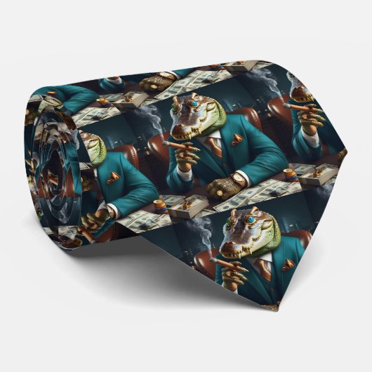 Grappige CEO Executive Boss Advocaat Neckties Stropdas (Opgerold)