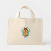 Grappige CEO van Nietsdoen Capybara Custom Mini Tote Bag (Voorkant)