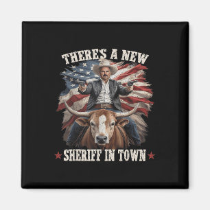 Grappige Chad Bianco Cowboy Bianco voor California Magneet
