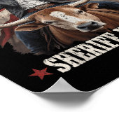 Grappige Chad Bianco Cowboy Bianco voor California Poster (Hoek)