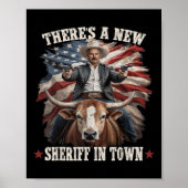 Grappige Chad Bianco Cowboy Bianco voor California Poster (Voorkant)