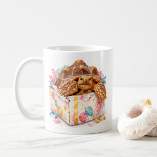 Grappige Chagrijnige Aquarel Gelukkig Verjaardagsc Koffiemok