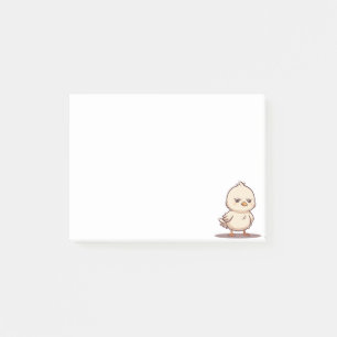 Grappige Chagrijnige Baby Vogel Kawaii Cartoon Post-it® Notes