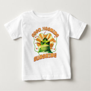 Grappige Chagrijnige Kameleon Ochtendhumor