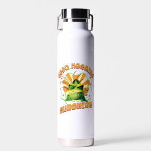 Grappige Chagrijnige Kameleon Ochtendhumor Waterfles