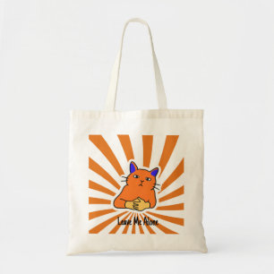 Grappige Chagrijnige Kat "Laat Me Met Rust" Mooie Tote Bag