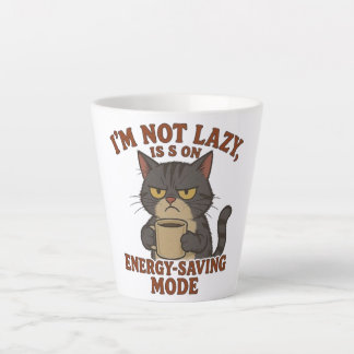 Grappige Chagrijnige Kat Latte Mok