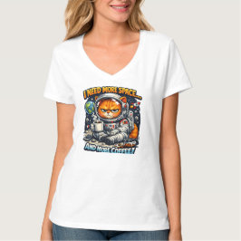 Grappige Chagrijnige Kat, Meer Ruimte En Meer Koff T-shirt