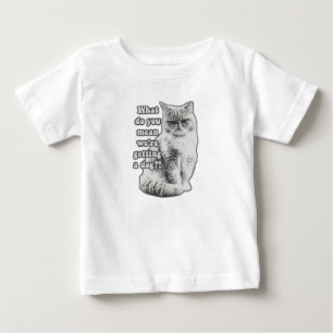 Grappige chagrijnige kat meme voor kattenliefhebbe