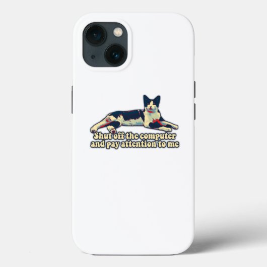 Grappige chagrijnige kat meme voor kattenmensen en Case-Mate iPhone case (Achterkant)
