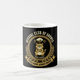 Grappige Chagrijnige Kat Officiële Club van Mopp Koffiemok