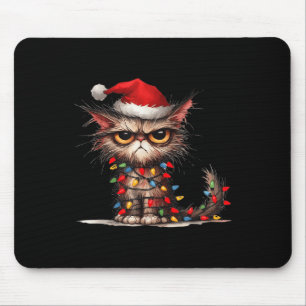 Grappige Chagrijnige Kerst Kittens Katten Kat Moed Muismat