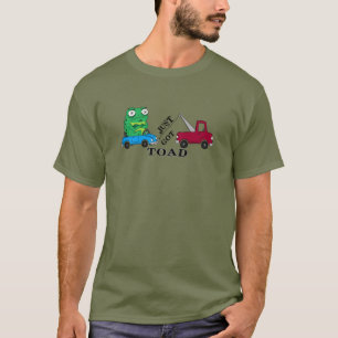 Grappige Chagrijnige Kikker Kreeg Net Padden Bergi T-shirt