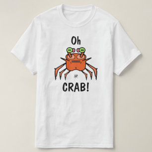 Grappige Chagrijnige Krab “Oh Krab” T-shirt