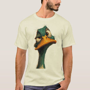 Grappige Chagrijnige Struisvogel – Sarcastische Vo T-shirt