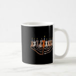 Grappige Chanoeka Cat Menorah Meowzel Joodse Kerst Koffiemok<br><div class="desc">Grappige Chanoeka Cat Menorah Meowzel Joodse Kerst</div>