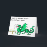 Grappige Chanoeka Kaart<br><div class="desc">Deze kaart viert Chanoeka met een grappig Chanoeka raadsel! Het is nergens beschikbaar,  maar hier op Eric's Fun Factory in Zazzle.</div>