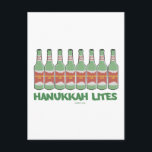 GRAPPIGE CHANUKAH HANUKKAH LIETEN GESCHENKEN FEESTDAGENKAART<br><div class="desc">GEEF DEZE HANUKKAH LITES CADEAUS AAN JE FAVORIETE DRINKERS DIE JOODSE HUMOR WAARDEREN.</div>