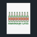 GRAPPIGE CHANUKAH HANUKKAH LIETEN GESCHENKEN FEESTDAGENKAART<br><div class="desc">GEEF DEZE HANUKKAH LITES CADEAUS AAN JE FAVORIETE DRINKERS DIE JOODSE HUMOR WAARDEREN.</div>