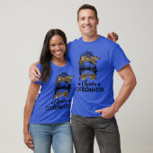 Grappige Chaos Coördinator Luipaard Rommelige Knot T-shirt (Unisex)