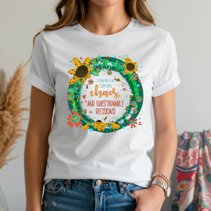 Grappige Chaos Koffie Slechte Beslissingen Inspira T-shirt