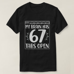 Grappige Chaotische Hersenen Citaat Dwaas Verwarri T-shirt
